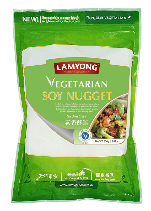Lamyong Vegan Soy Nugget 600g - Click Image to Close