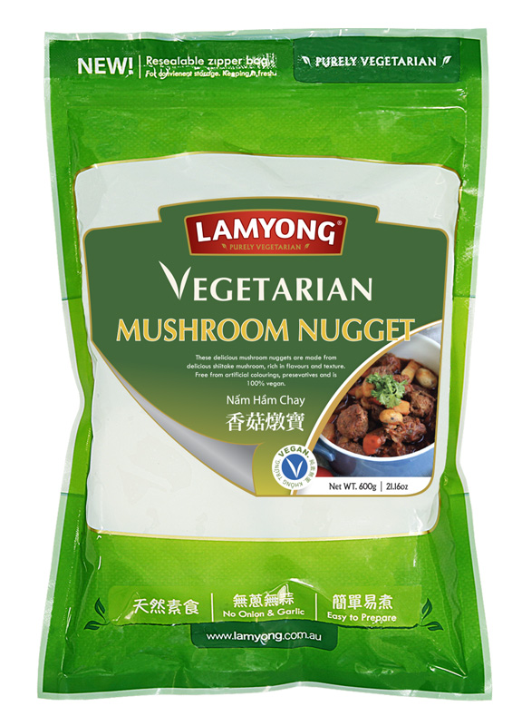 Lamyong Vegan Mushroom Nugget 600g