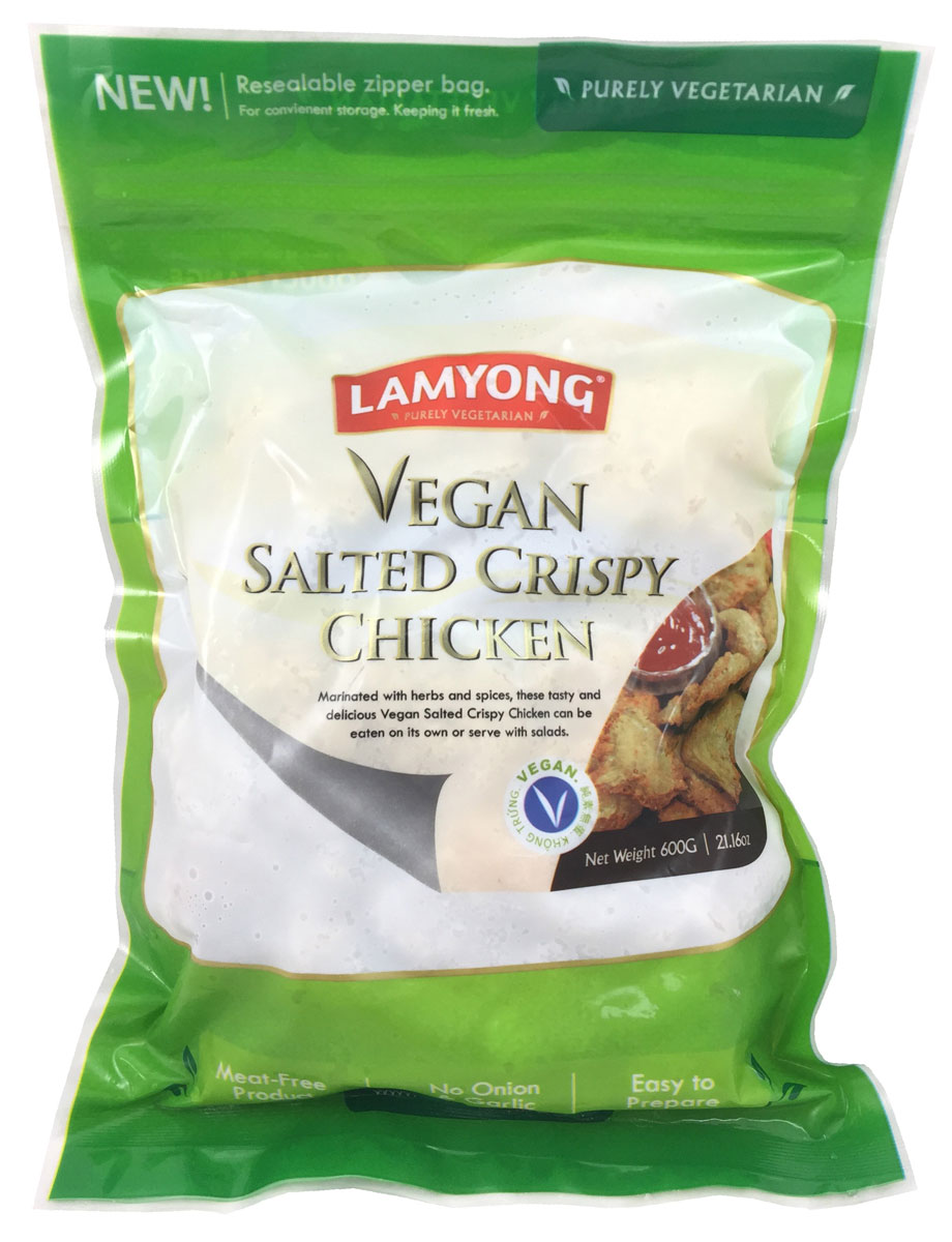 Lamyong Vegan Salted Crispy Chicken 600g - Click Image to Close