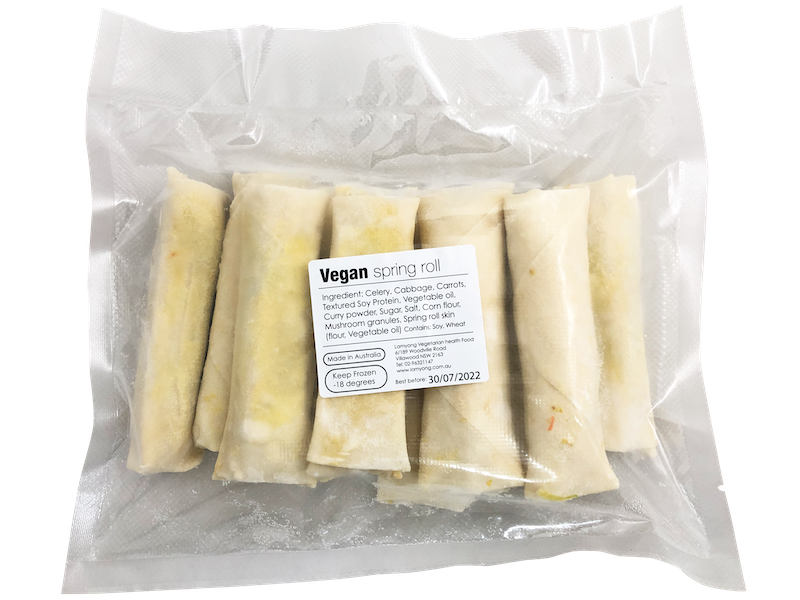 Vegan Large Spring Rolls 10pcs - Click Image to Close