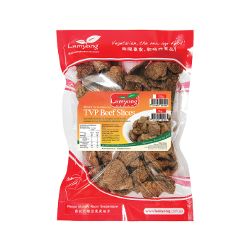 Lamyong Vegan TVP Beef Slices 150g - Click Image to Close