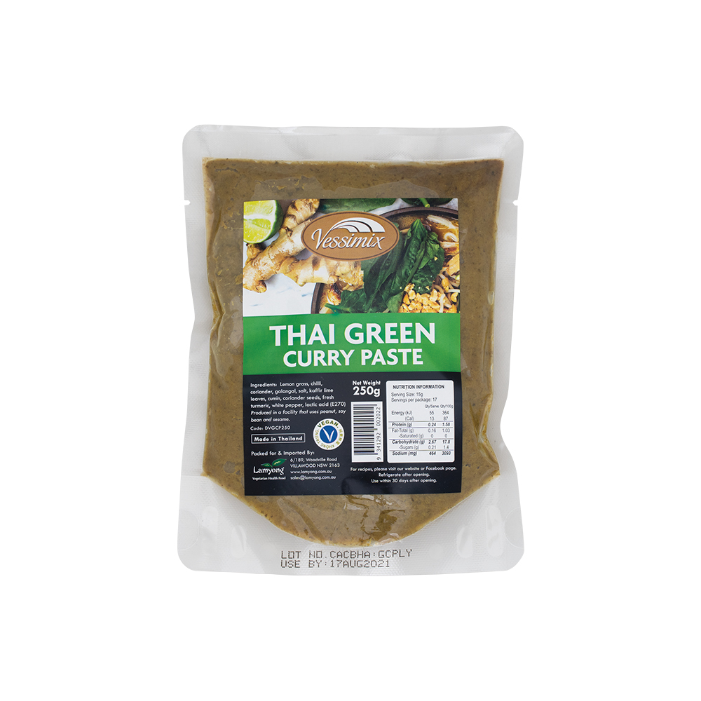 Vegan Thai Green Curry Paste